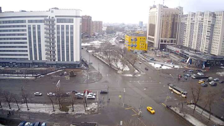 Онлайн веб-камера на Волгоградском проспекте в Таганском районе Москвы (Москва, Россия)